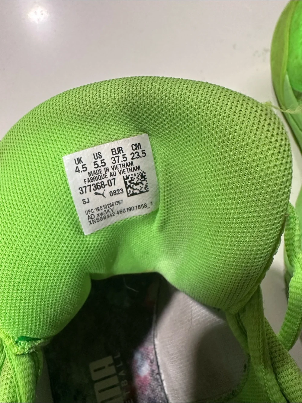 Puma Kids' Neon Green Athletic Sneakers